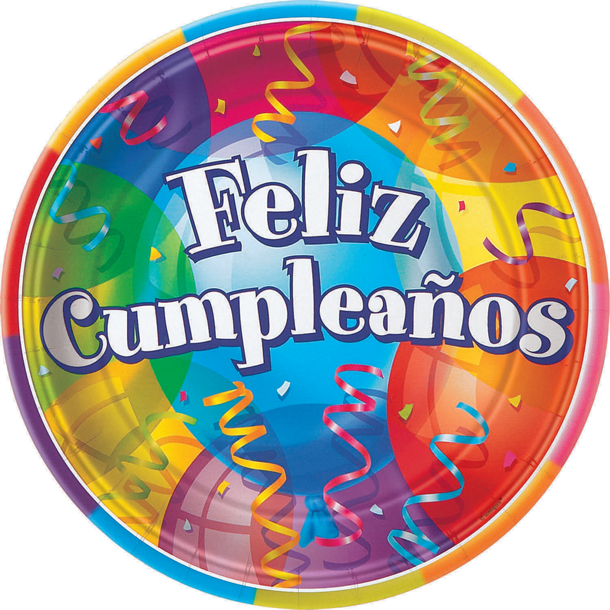PLATOS 9P FELIZ CUMPLEANOS 8U