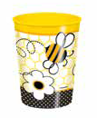 VASO PLAST 16OZ ABEJAS