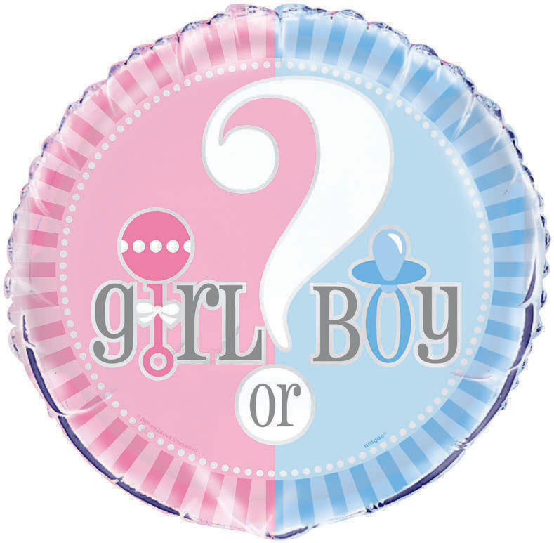 GLOBO MET 18PG GENDER REVEAL