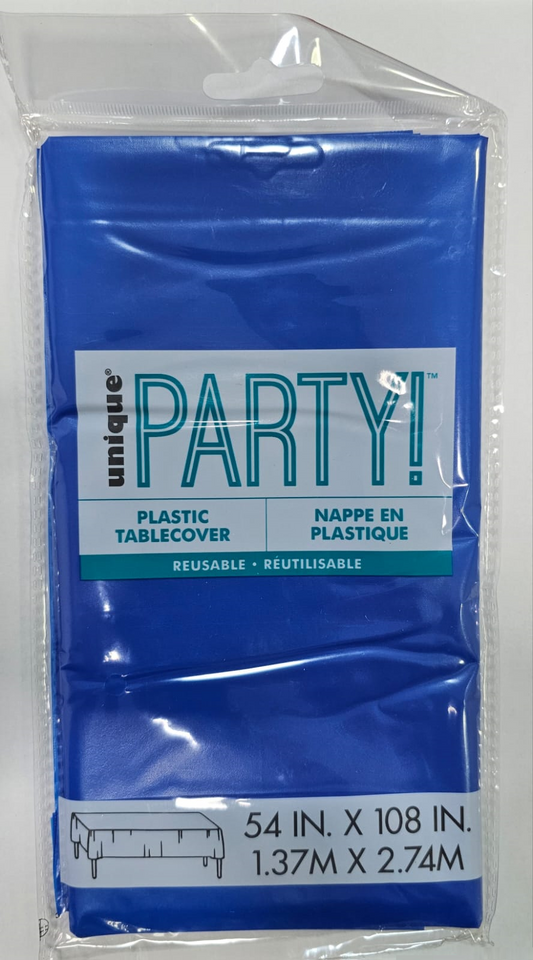 MANTEL PLASTICO AZUL
