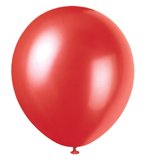 GLOBOS 12 PLG 8UDS ROJO FROST