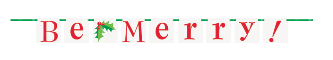 BANNER LETRERO BE MERRY