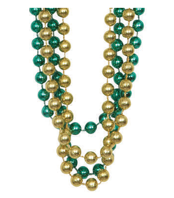 COLLAR MET 32PG DORADO-VERDE