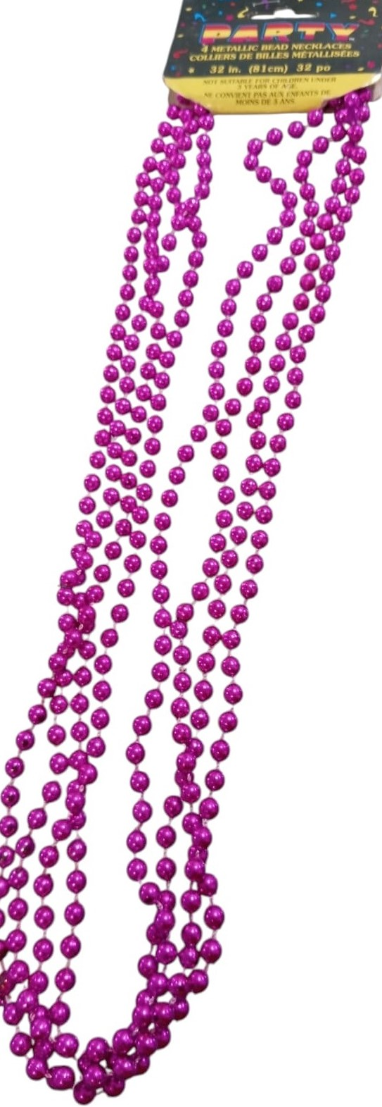 COLLAR MET 32PG 4UD FUCSIA