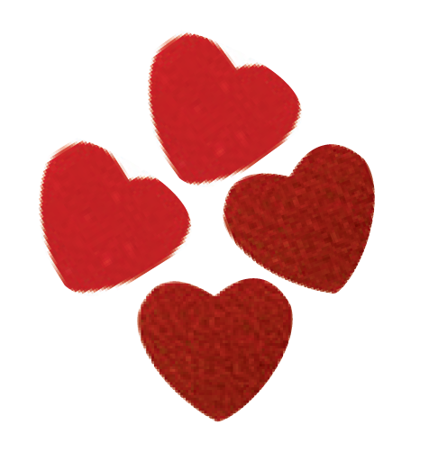 CONFETTI CORAZONES ROJOS