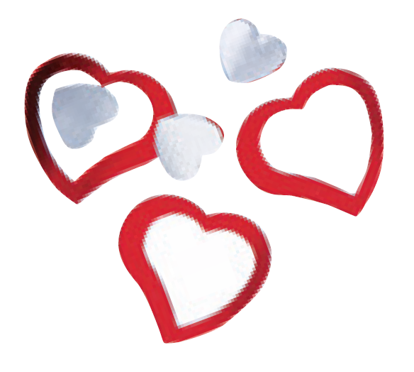 CONFETTI METAL CORAZONES