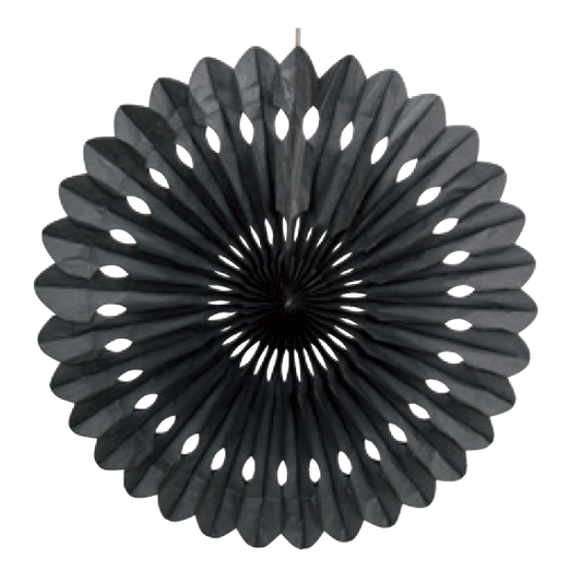 ABANICO DECORATIVO NEGRO