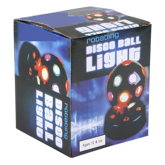 BOLA DISCO LUCES 7PG REDONDA