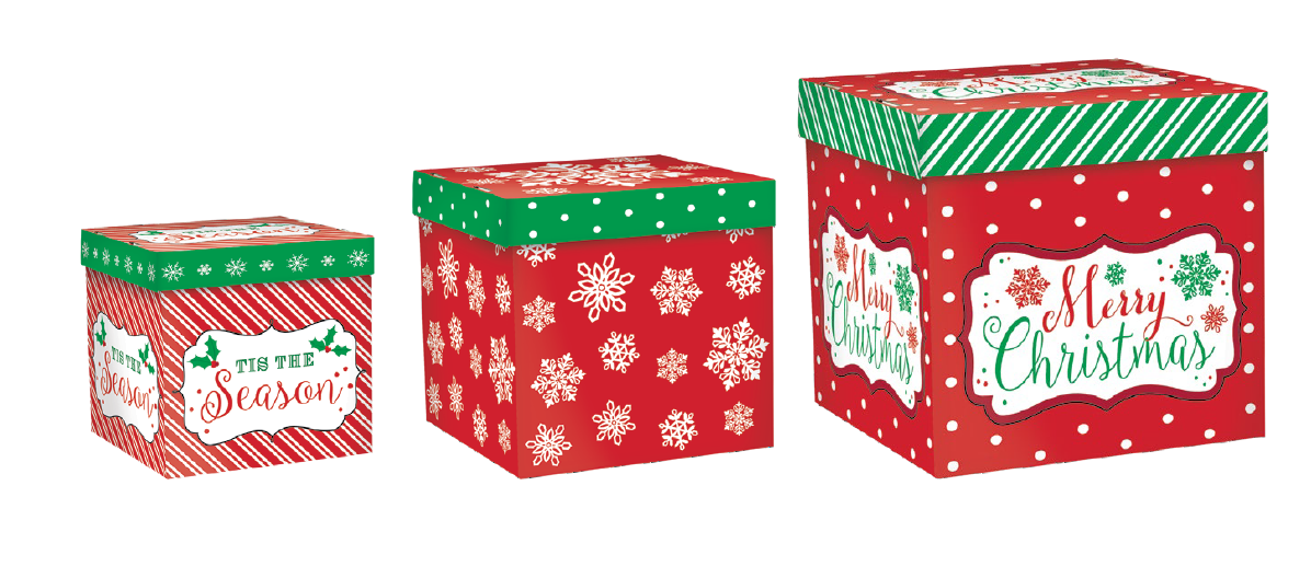 KIT CAJAS NAVIDAD 3 UDS