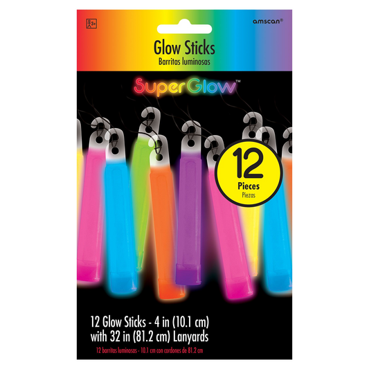 GLOW STICK PACK 12P MULTICOLOR
