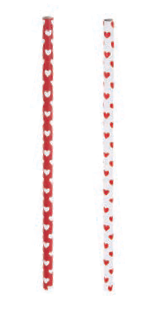 HEARTS PAPER STRAWS 10 CT