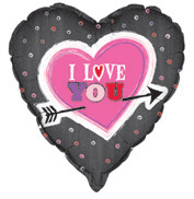 GLOBO MET 18PG I LOVE YOU ARRO