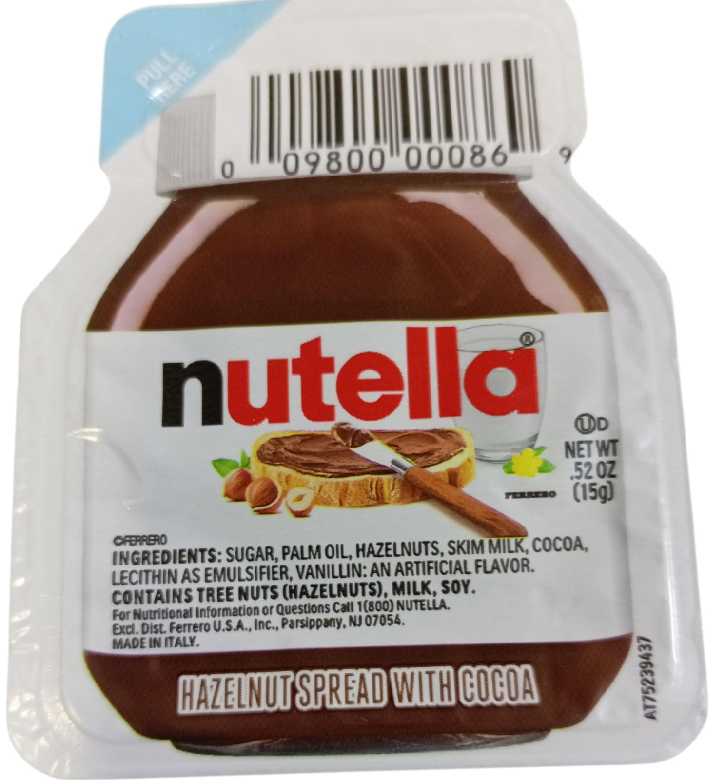 NUTELLA CUP UD 15GR