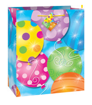 BOLSA REGALO 9 X 7 GLOBOS