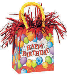 MINI PESA GLOBO BDAY BALLOONS