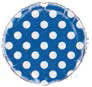 GLOBO MET 18PG PUNTOS AZUL