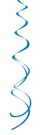 COLGANTE ESPIRAL AZUL