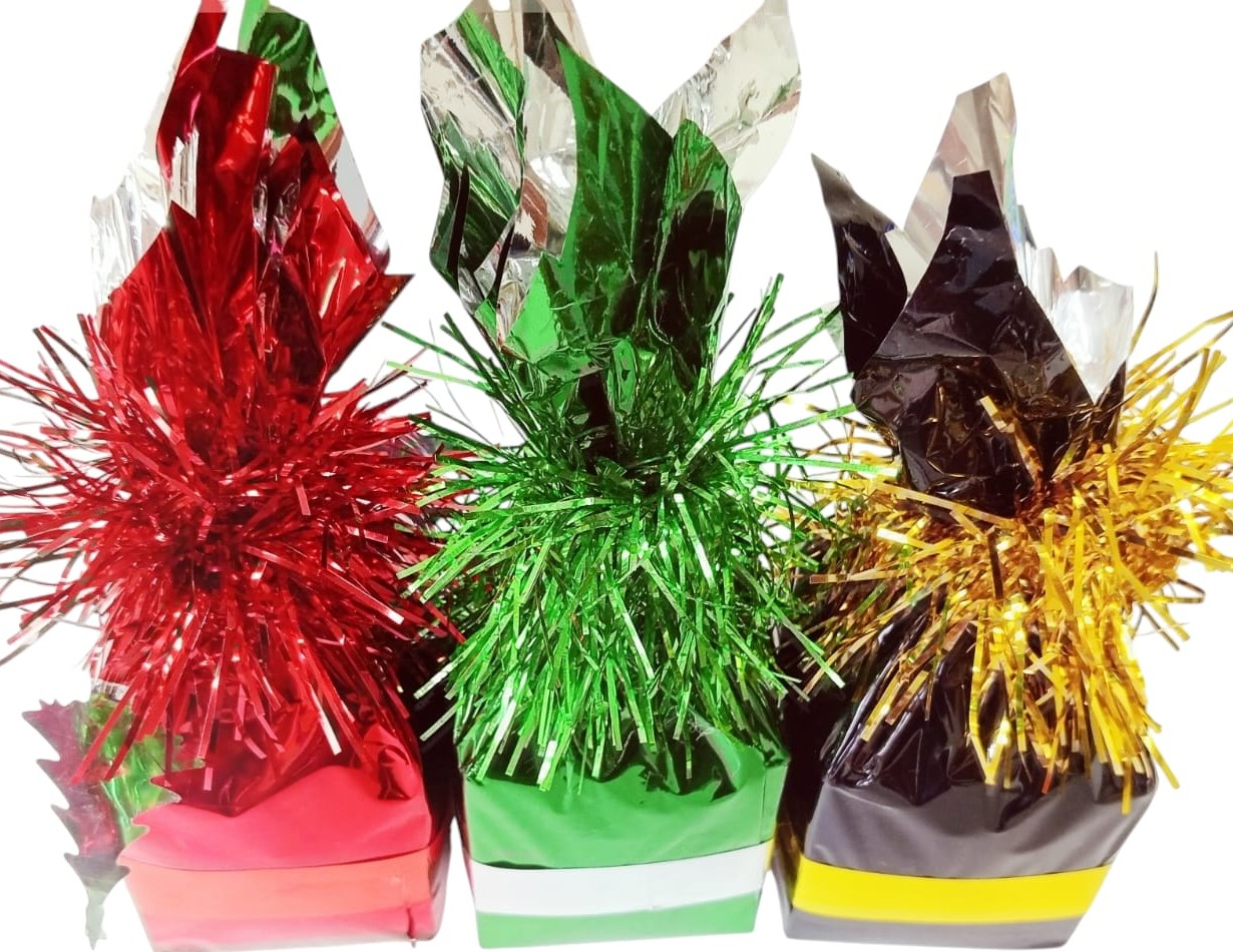 PESAS GLOBOS REGALO PIRAMIDE