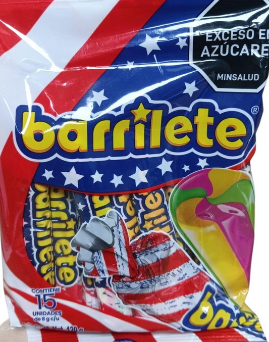 CARAMELO BARRILETE 15 UDS