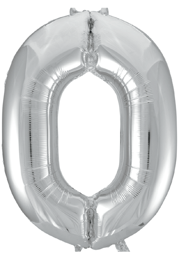 GLOBO 34PG PLATA NUMERO 0