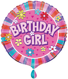 GLOBO MET 18 PG CUMPLE NIÑA