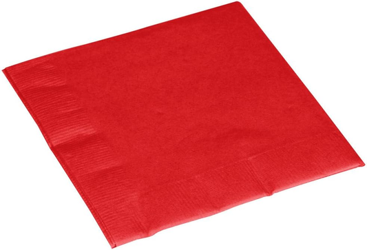 SERVILLETA 33X33 20UDS ROJA