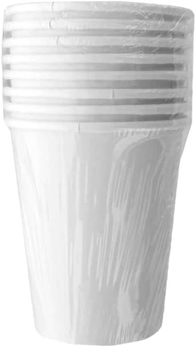 VASOS 9 OZ 8 UDS BLANCO