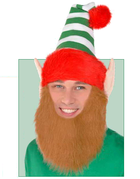 GORRO ELFO CON BARBA