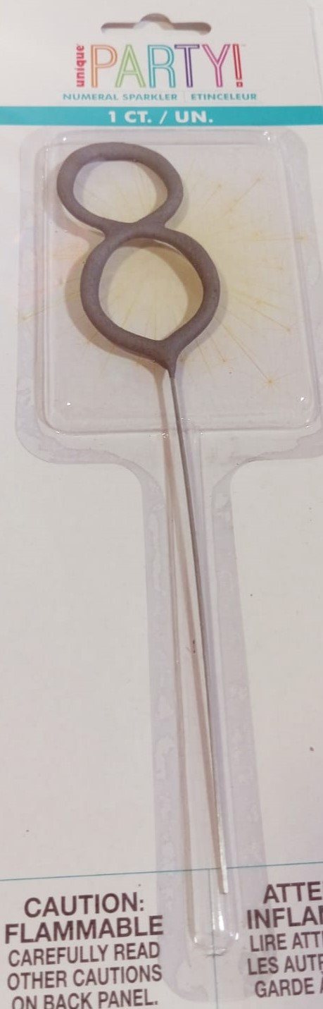 VELA NUMERO 8 PATA GALLINA