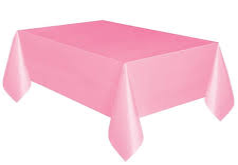 MANTEL PLASTICO ROSA A COMPACT