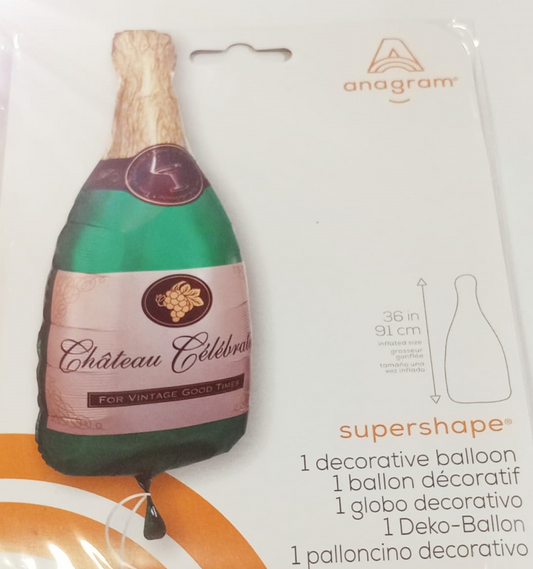 GLOBO MET.CHAMPAGNESUPER SHAPE