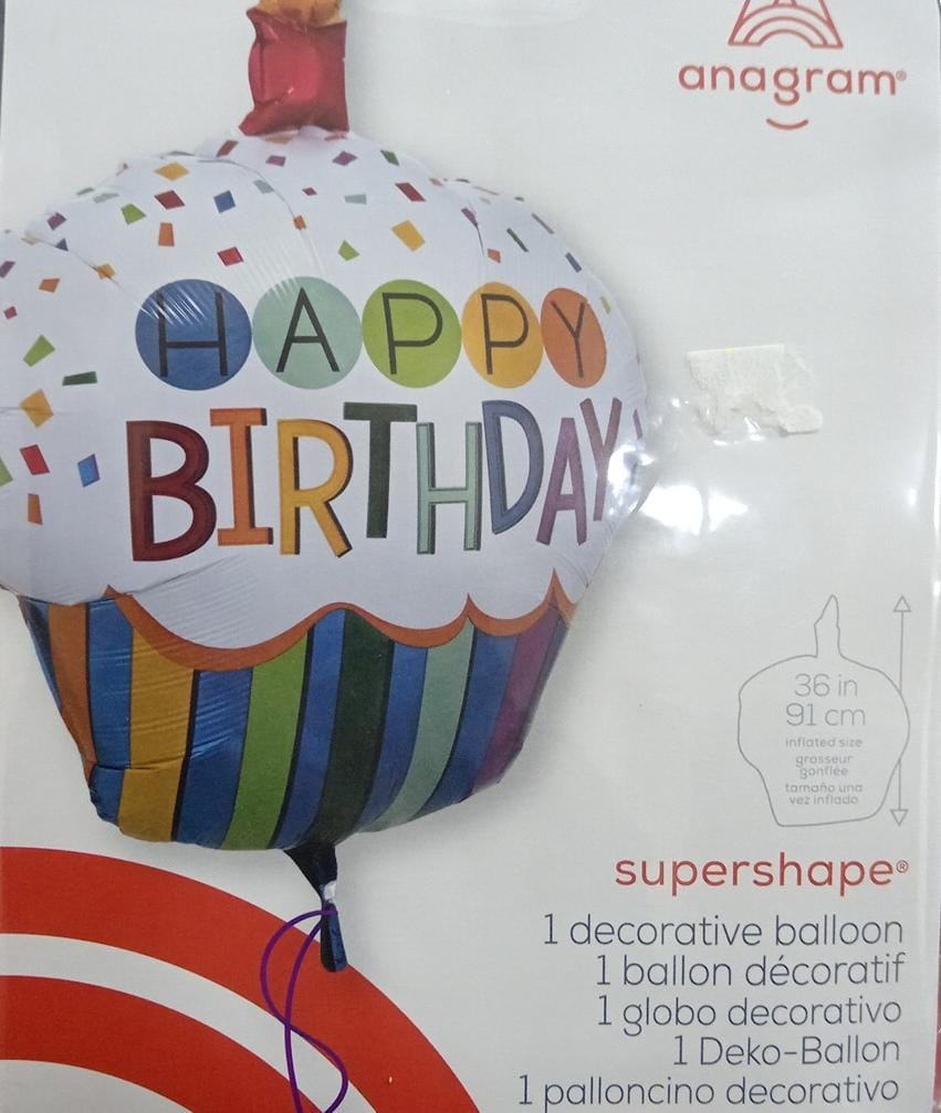GLOBO MET.HAPPY BIRTHDAYSUPER