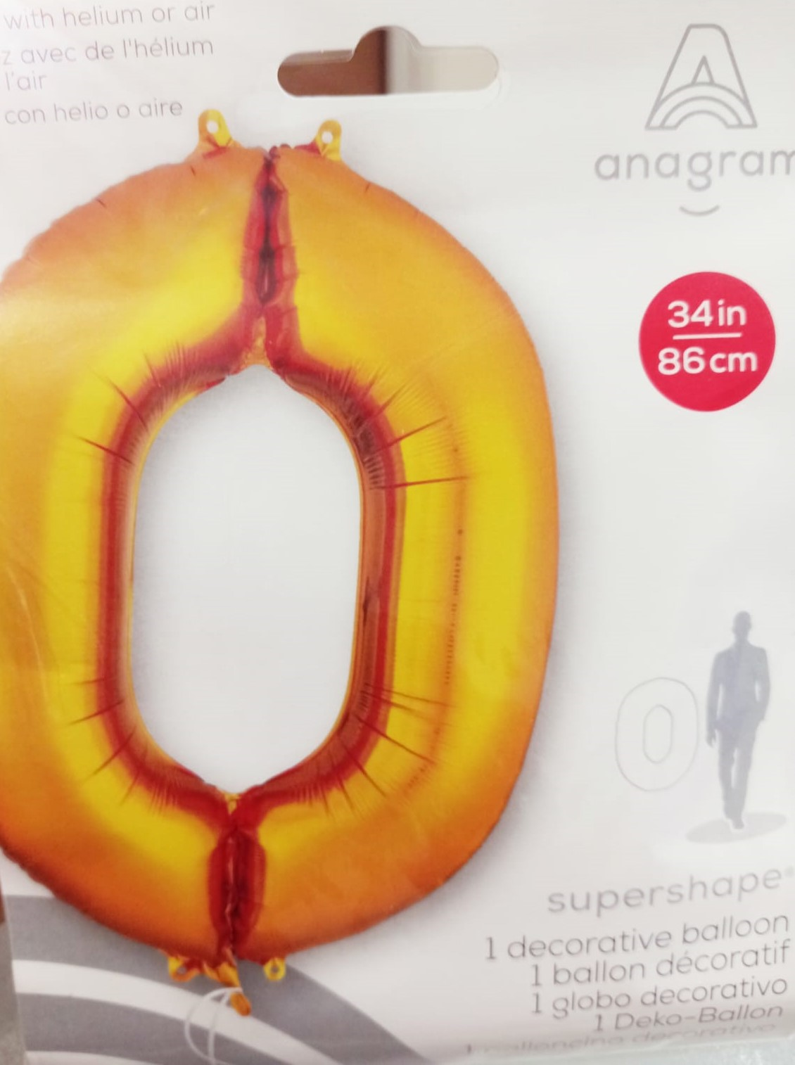 GLOBO FORMA Nº0 ORO