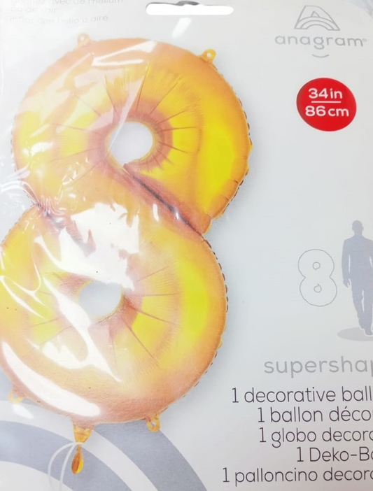 GLOBO FORMA Nº8 ORO