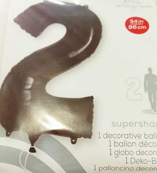 GLOBO FORMA Nº2 NEGRO 34PG