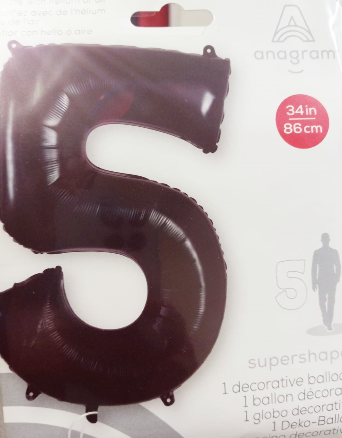 GLOBO FORMA Nº5 NEGRO 34PG