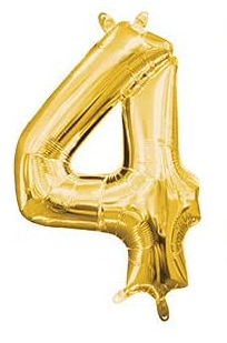 GLOBOS MINI SHAPE NO4 DORADO