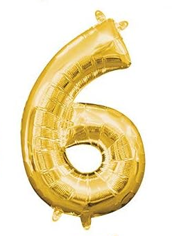 GLOBOS MINI SHAPE NO6 DORADO