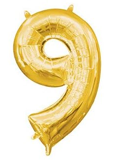 GLOBOS MINI SHAPE NO9 DORADO