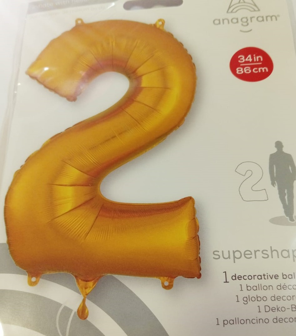 GLOBO FORMA Nº2 DORADO