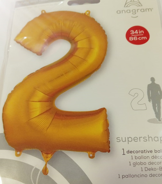 GLOBO FORMA Nº2 DORADO