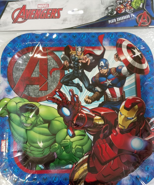 PLATO CUADRADO 7 AVENGERS 6/1