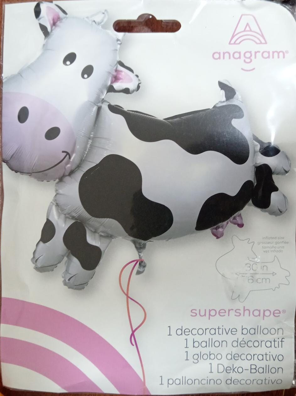 GLOBO MET.VACA SUPER SHAPE