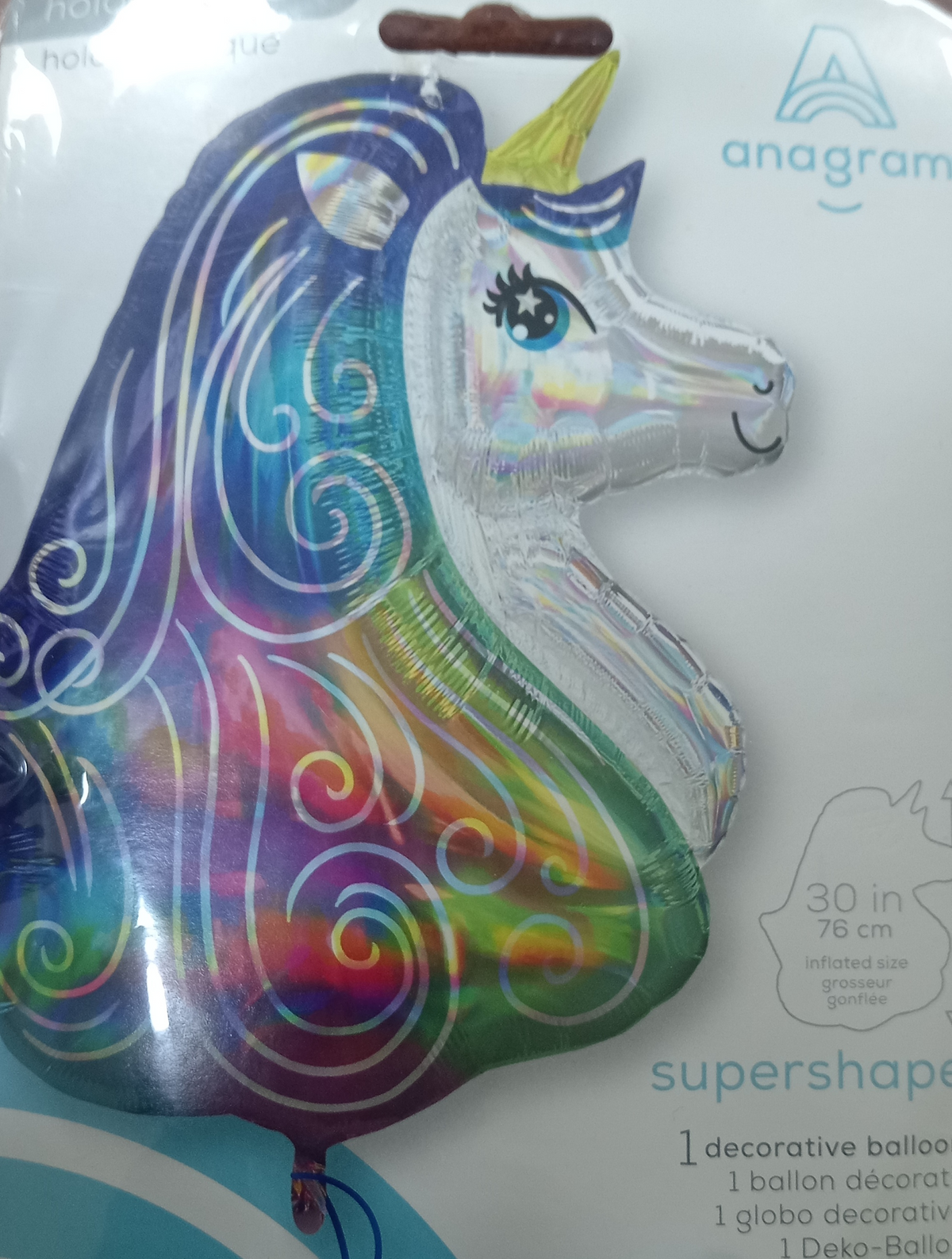 GLOBO MET.UNICORNIO 90 PULG JU