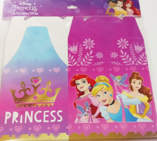 CAJA PARA DULCE PRINCESAS 6/1