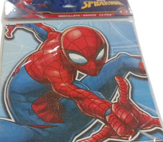 SERVILLETAS SPIDERMAN