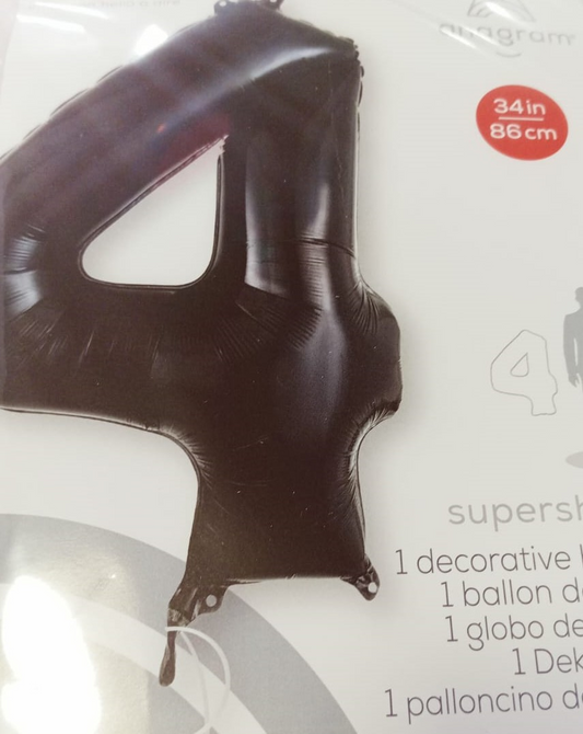 GLOBO FORMA Nº4 NEGRO 34PG