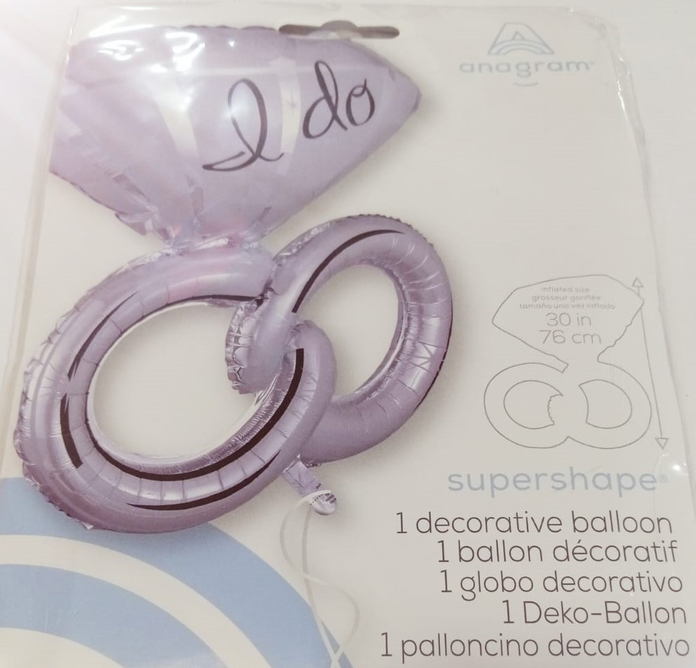 GLOBO MET.ANILLO SUPER SHAPE