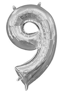 GLOBOS MINI SHAPE NO9 PLATA