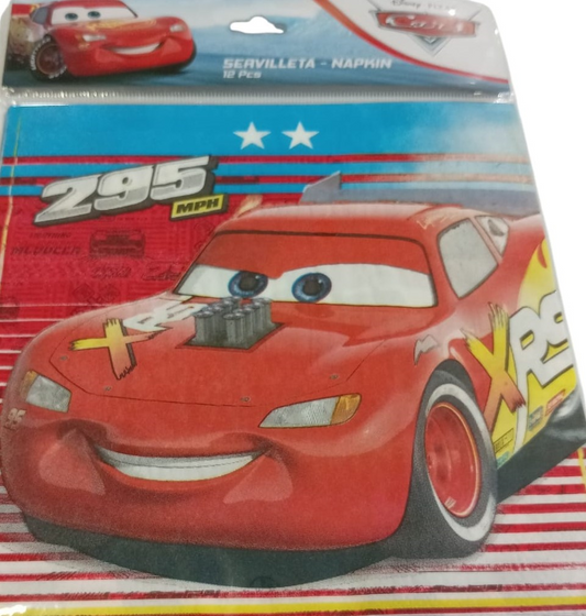 SERVILLETAS CARS 3